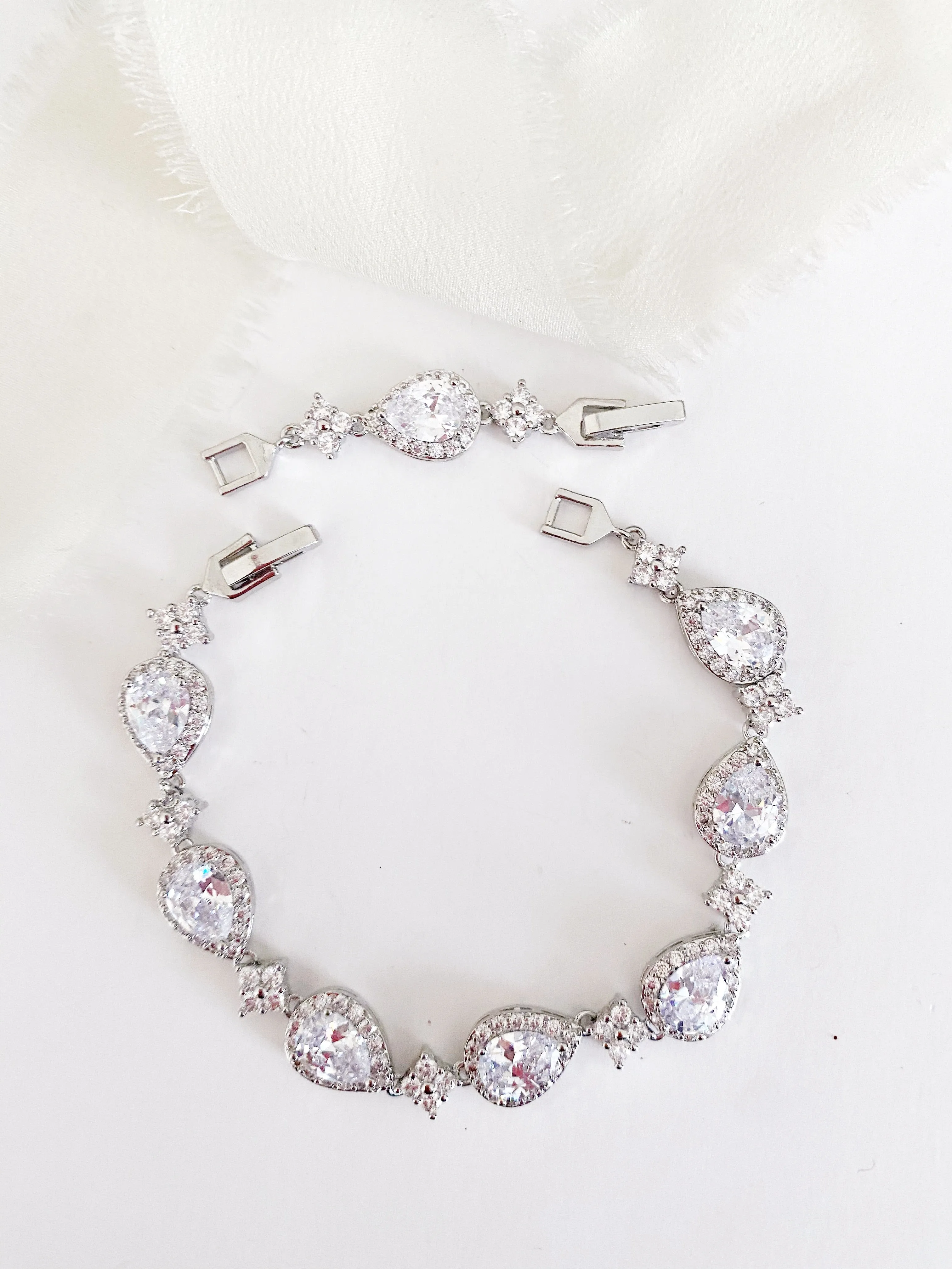 Solange CZ Bridal Bracelet