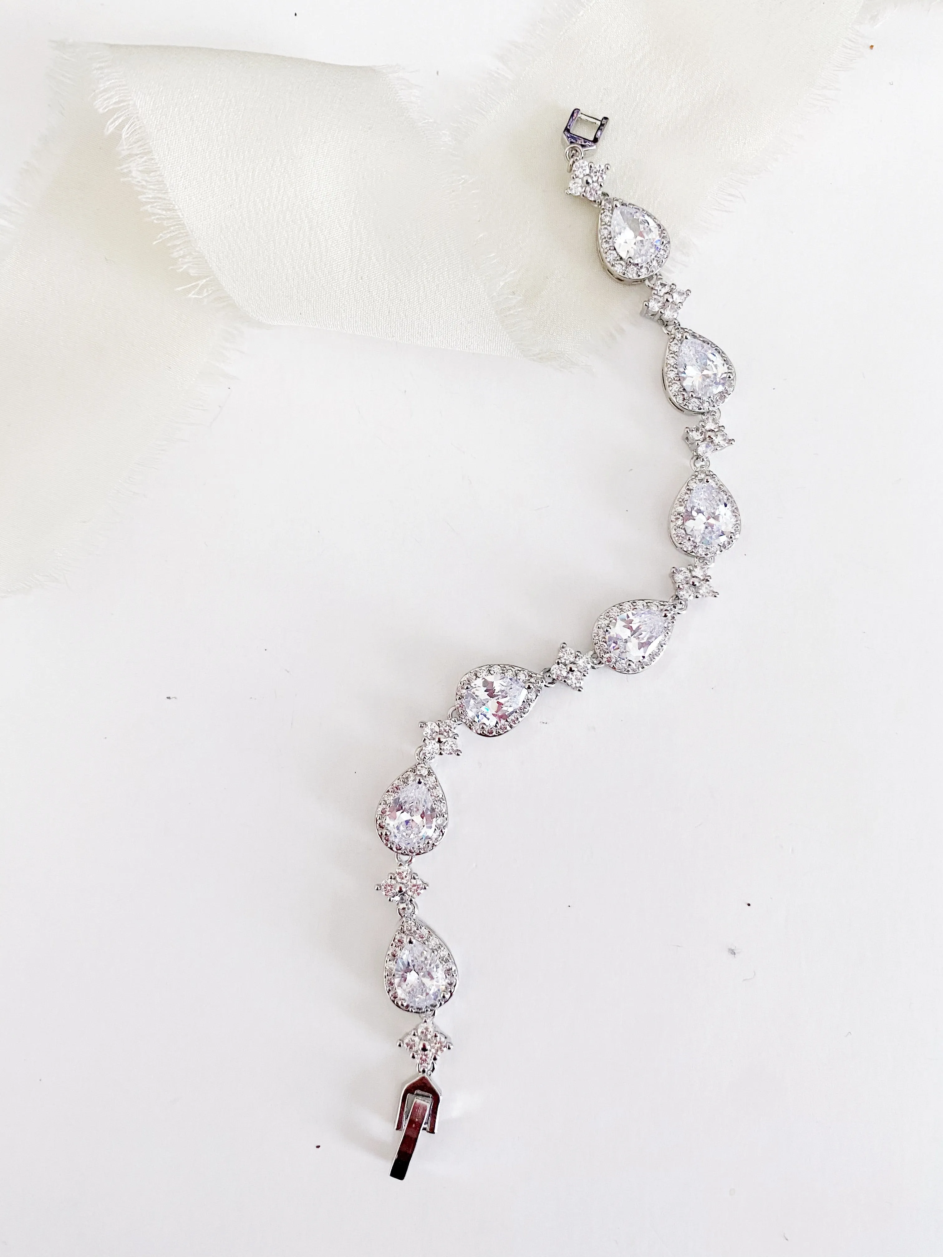 Solange CZ Bridal Bracelet