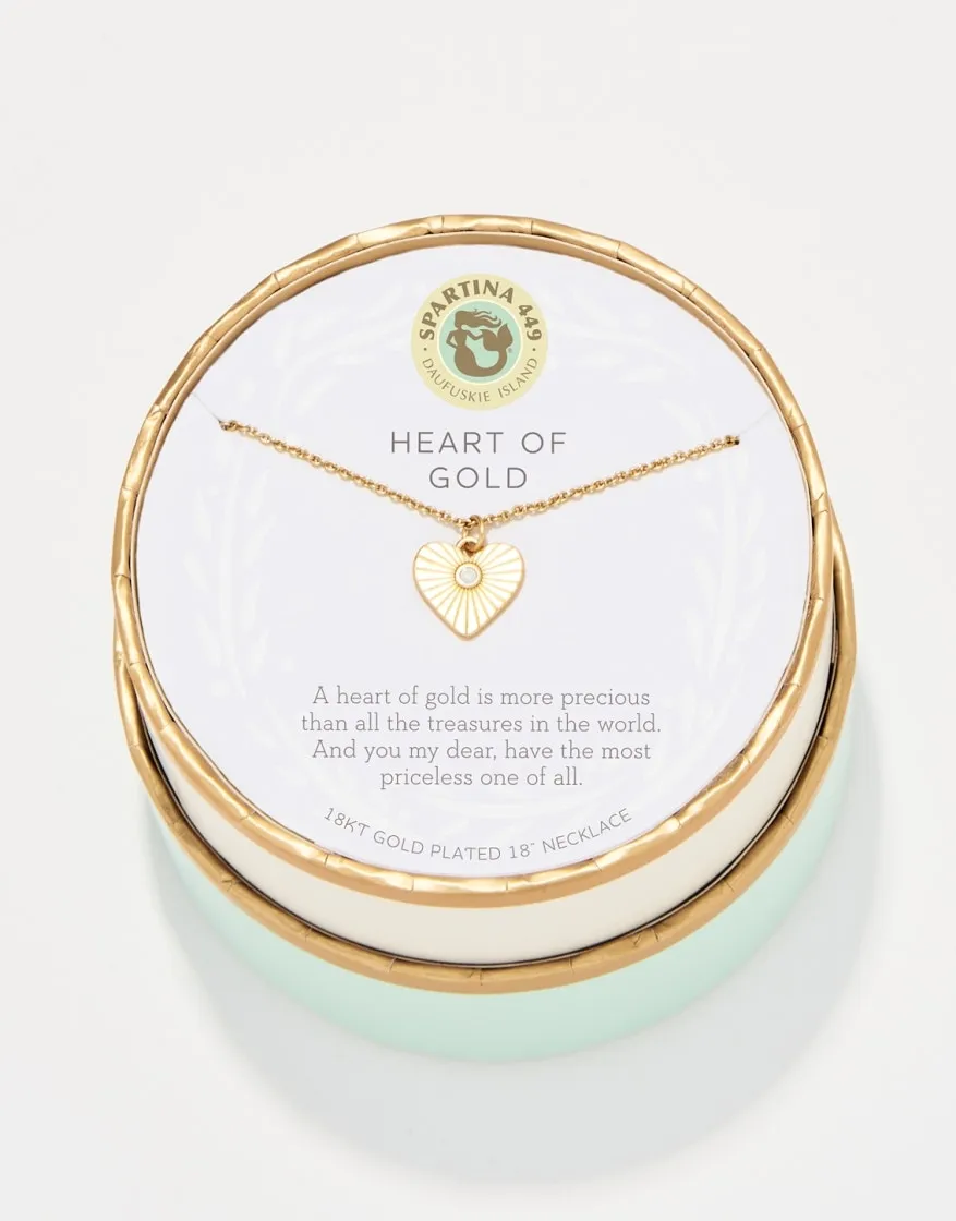 Spartina 449 Heart of Gold Necklace