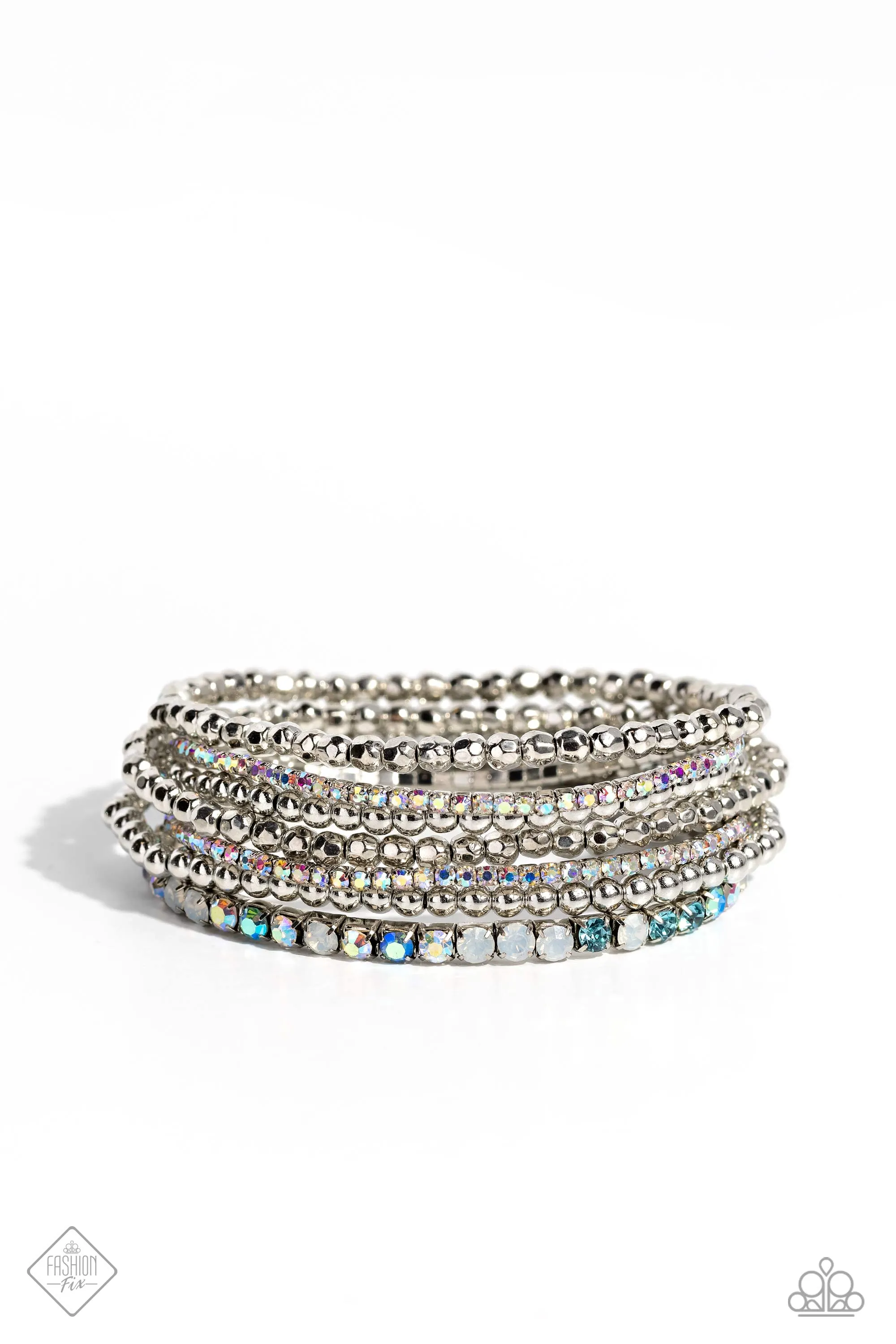 Stellar Sequence - Blue Bracelet - Paparazzi Accessories