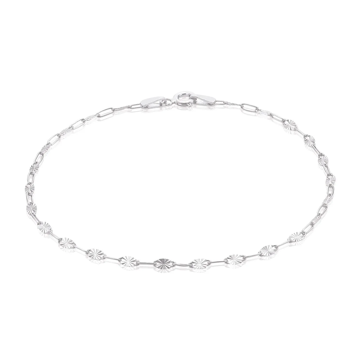 Sterling Silver 19cm Fancy Bracelet