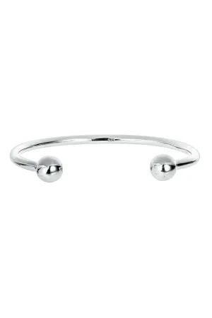 Sterling Silver Gents Torque Bangle