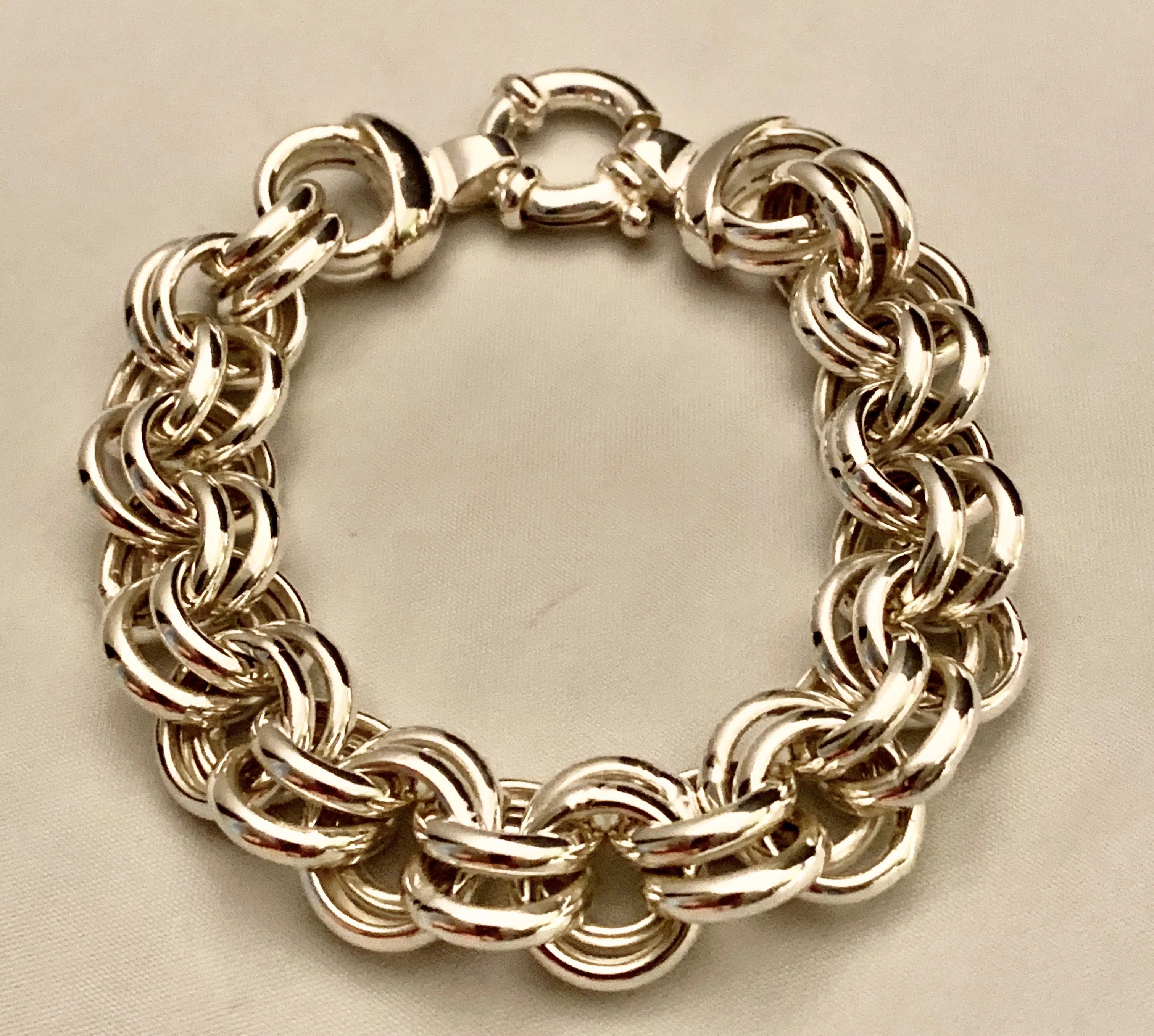 Sterling Silver Link Bracelet