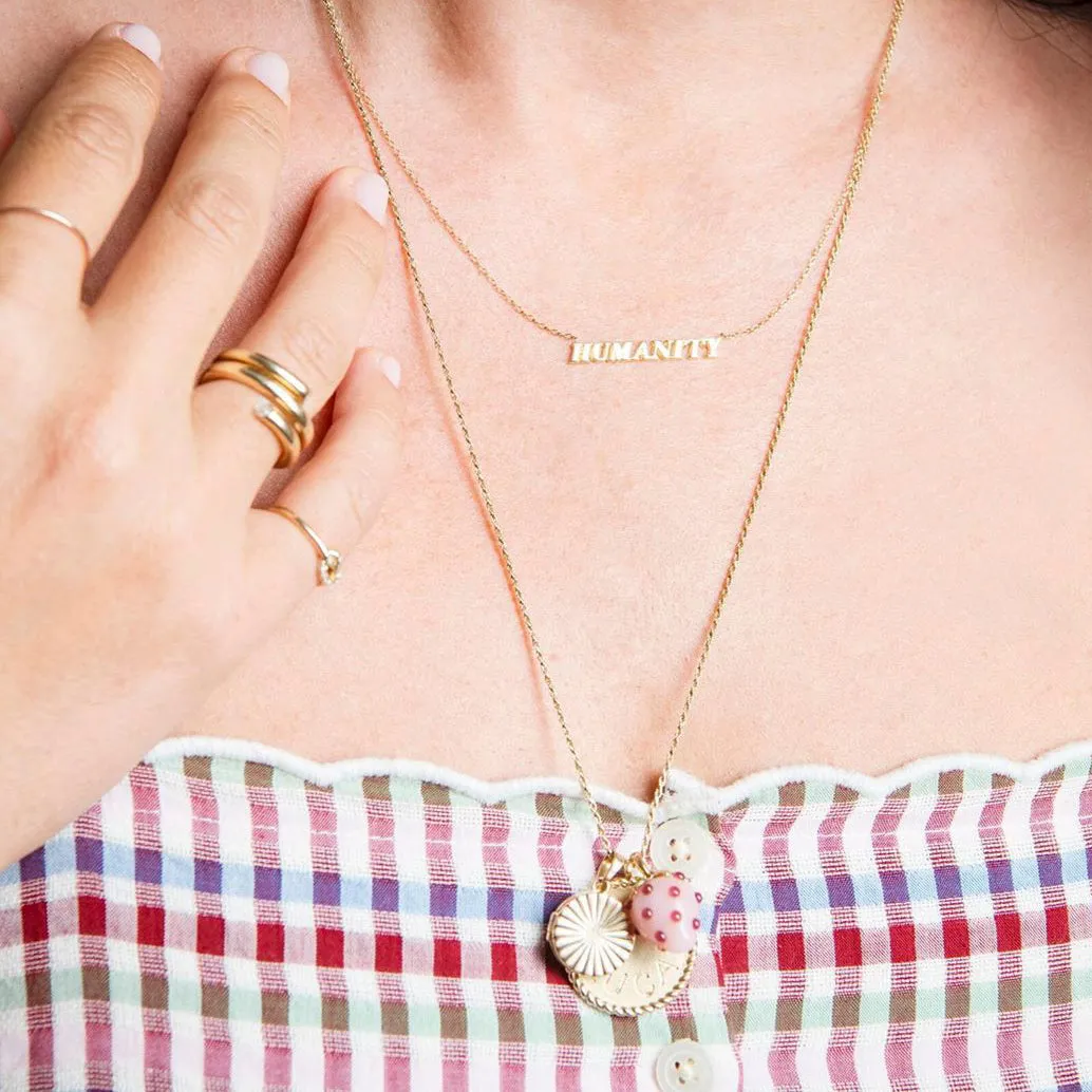 Strawberry Opal Pendant