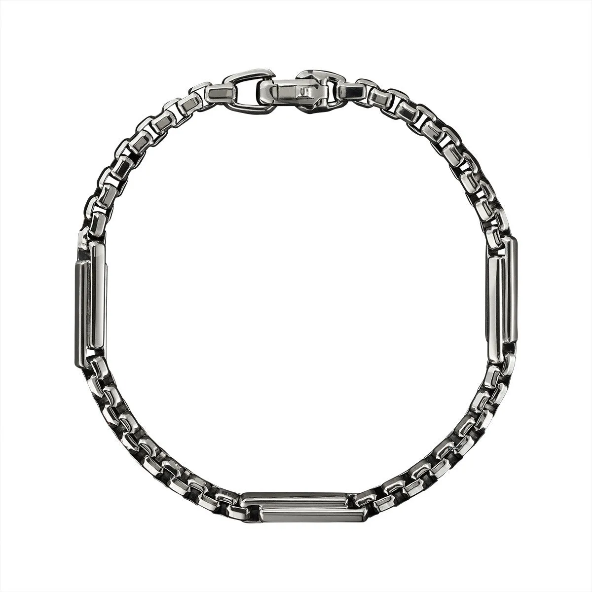 Streamline Station Box Chain Bracelet