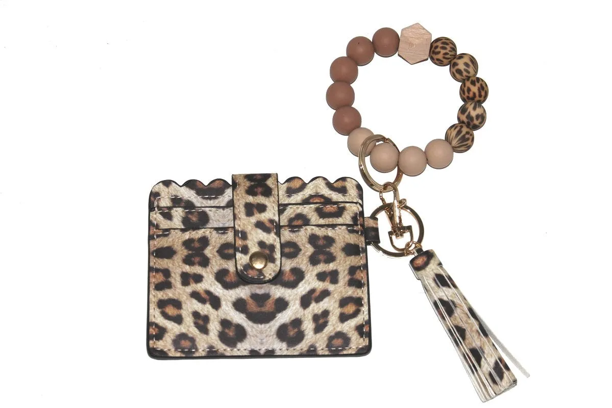 Stretch Bead Bracelet Wallet & ID Holder