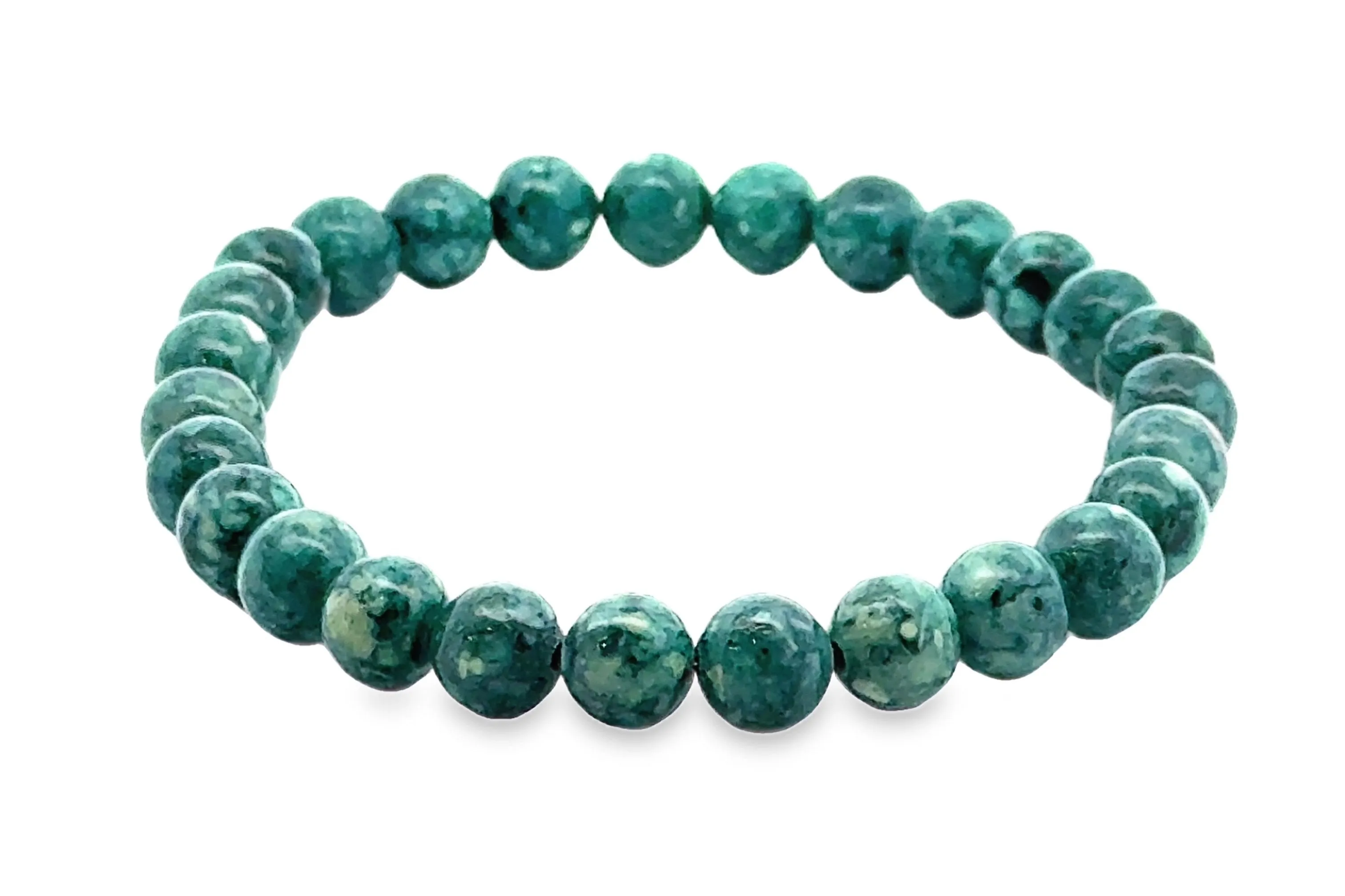 Stretchy Malachite Beaded Bracelet