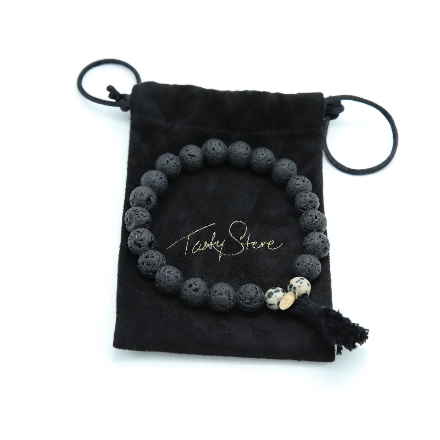 TASTY STEVE - 'Stone Bracelet' - Black