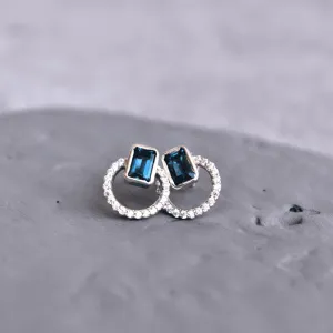 Topaz Passion - Blue Topaz Earrings