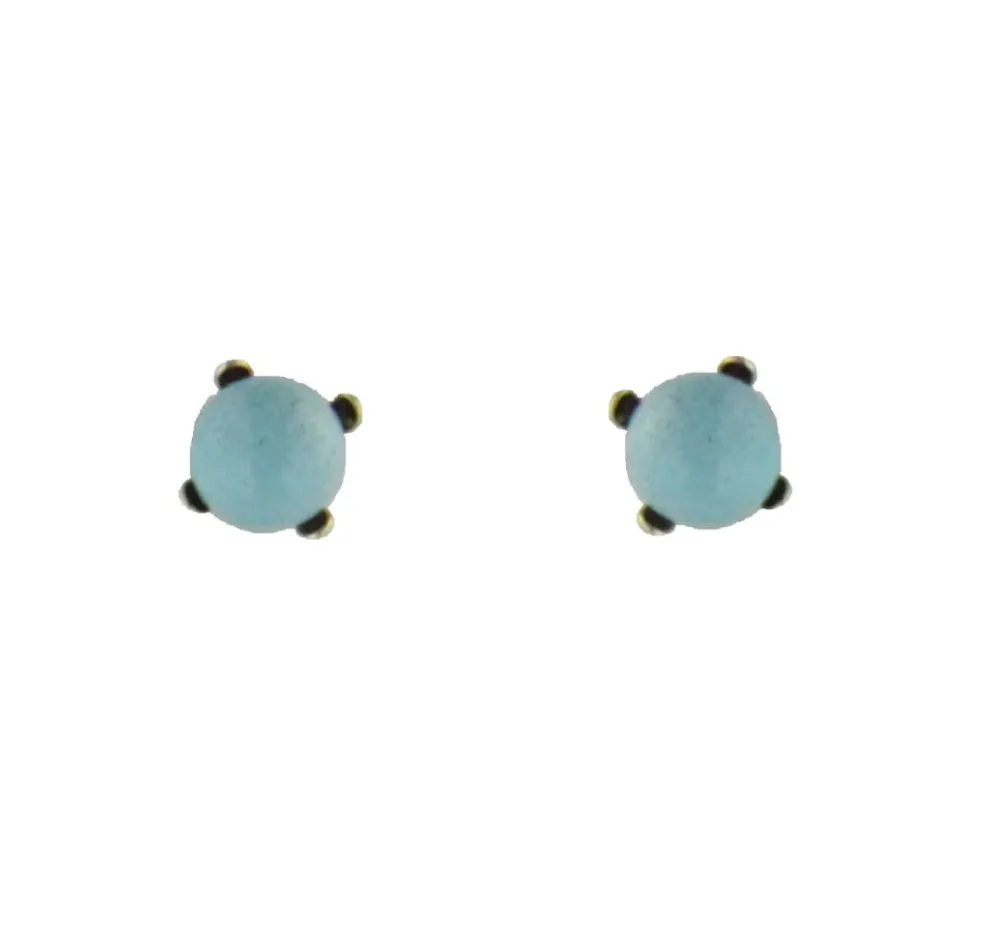 Turquoise Ball Studs