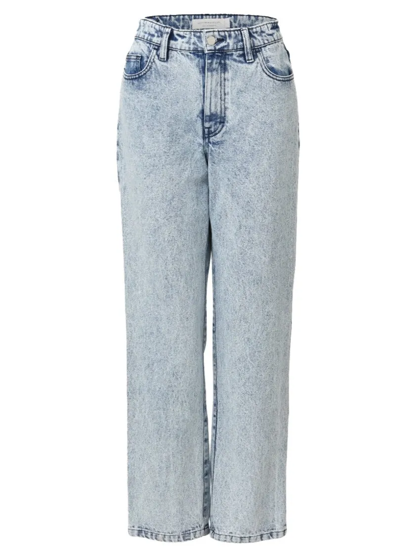 Viktoria & Woods Cobain High Waist Jean in Acid Wash