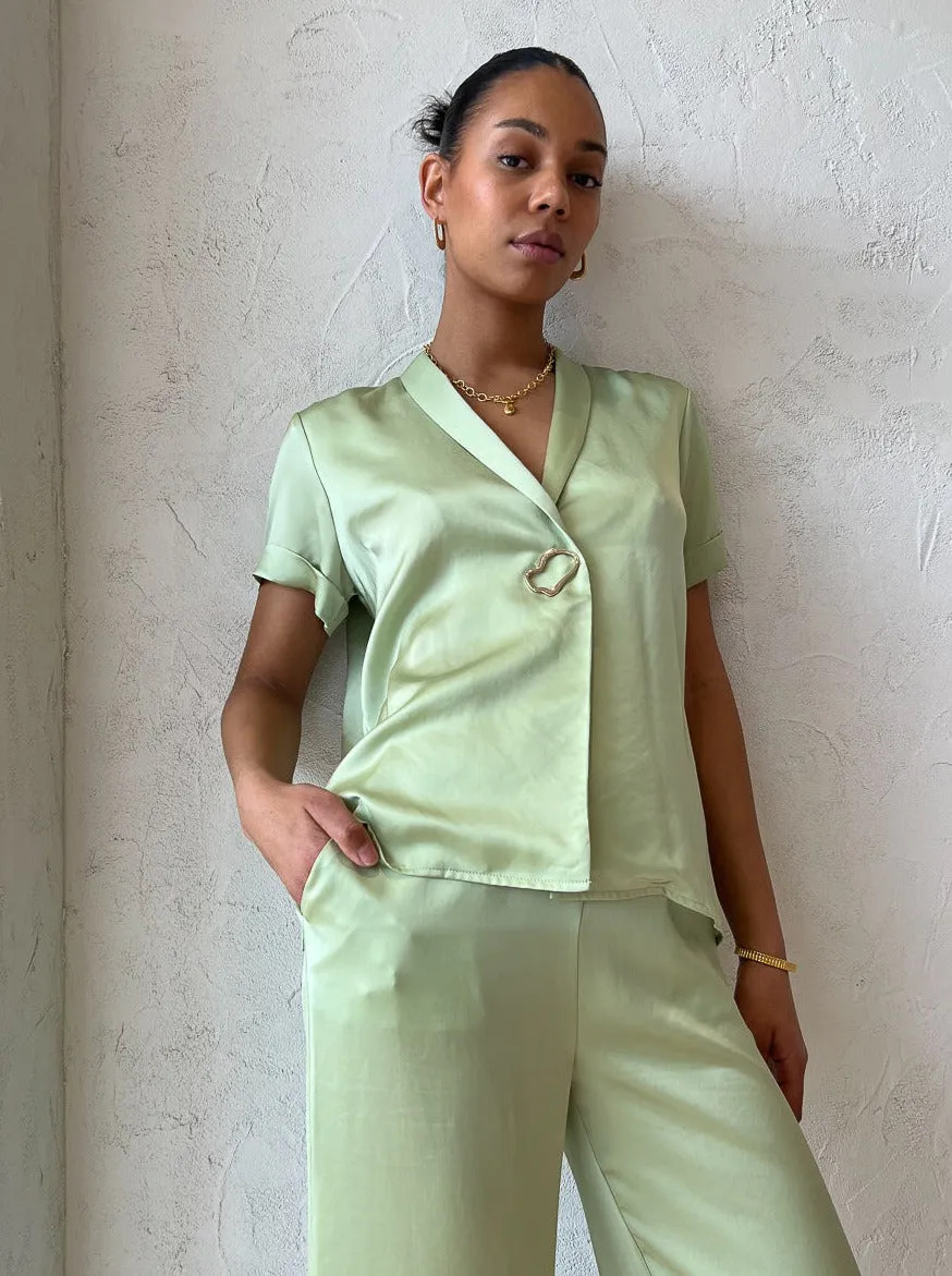 Viktoria & Woods Hallelujah Shirt in Tarragon