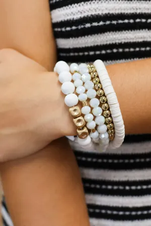 White Sand Beach Bracelet Set