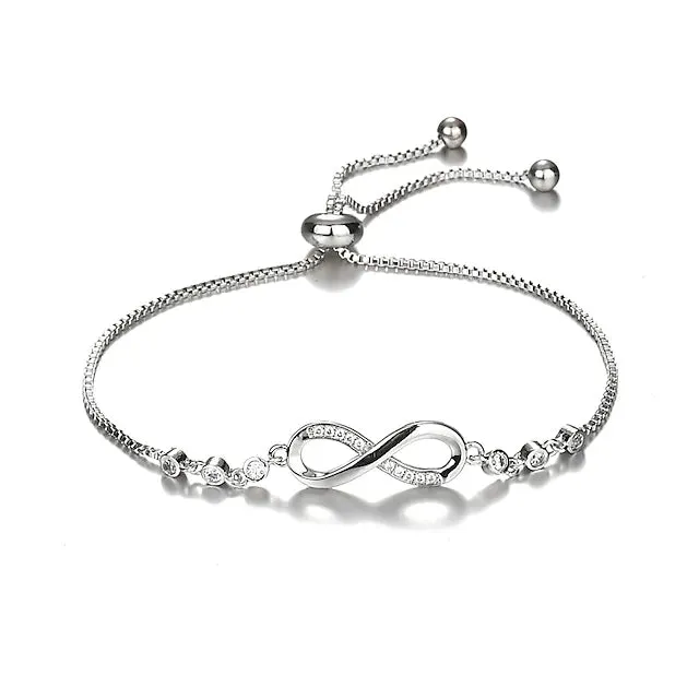 Women's Openwork Cubic Zirconia Bracelet