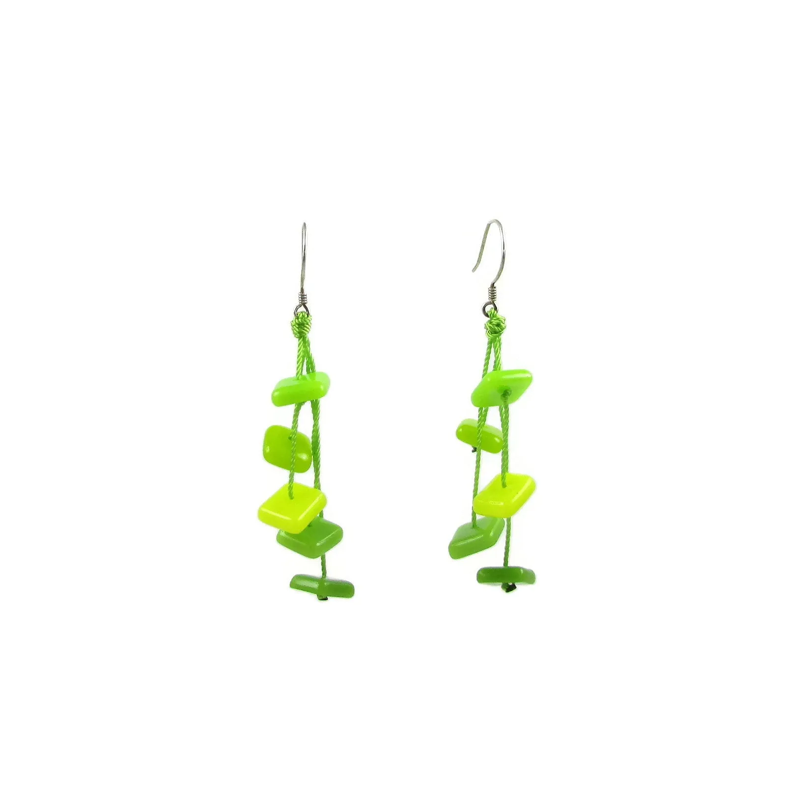 Zen Glass Earrings - Cherry